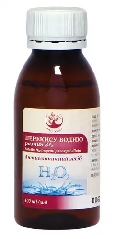 Перекису водню Arbor Vitae розчин для зовнішнього застосування 3 % 100 мл 1 флакон