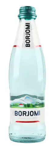 Borjomi Вода мінеральна сильногазована, скло 0,33 л 1 пляшка