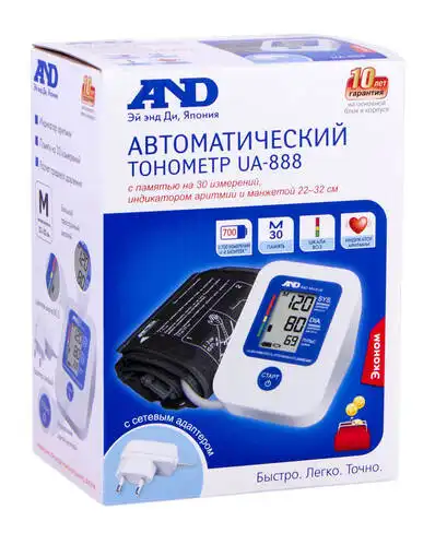 AND UA-888EAC Тонометр автоматичний 1 шт