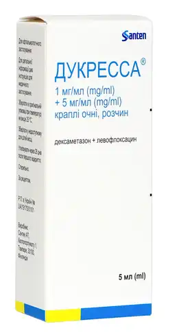 Дукресса краплі очні 5 мл 1 флакон