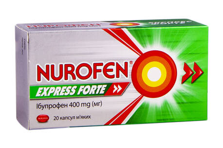 Нурофєн Експрес Форте капсули 400 мг 20 шт