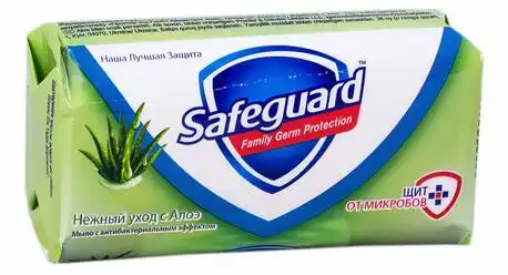 Safeguard Мило з антибактеріальним ефектом Алое 90 г 1 шт