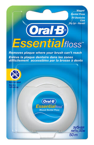 Oral-B Essential Floss Зубна нитка воскова Ментол 1 шт