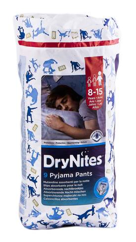 Huggies DryNites Трусики-підгузки нічні для хлопчиків 8-15 років 9 шт