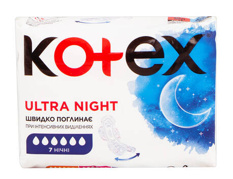 Kotex Ultra Night Прокладки гігієнічні 7 шт