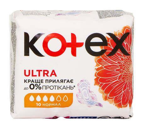 Kotex Ultra Dry Normal Прокладки гігієнічні 10 шт