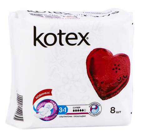 Kotex Ultra Dry Syper Прокладки гігієнічні 8 шт