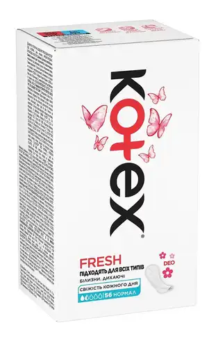 Kotex Deo Нормал Плюс Прокладки щоденні 56 шт