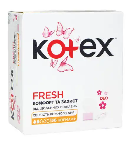 Kotex Deo Нормал Прокладки щоденні 56 шт