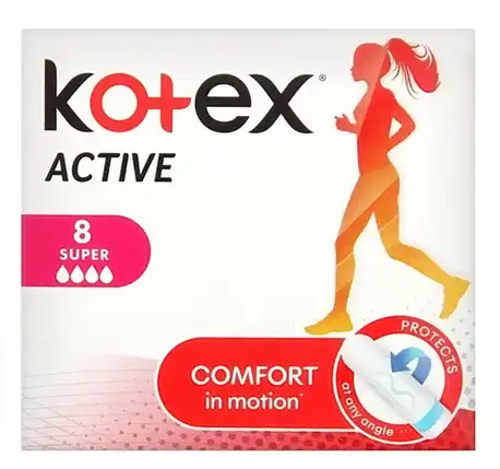 Kotex Super Active Тампони 8 шт