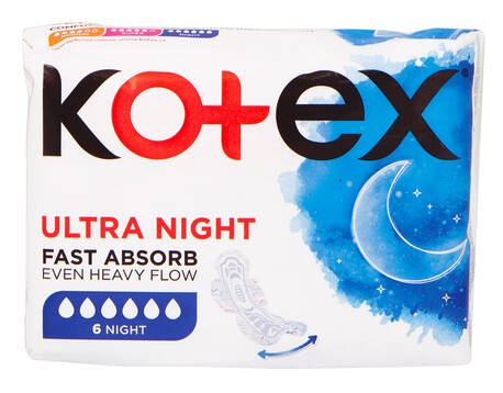 Kotex Ultra Night Прокладки гігієнічні 6 шт
