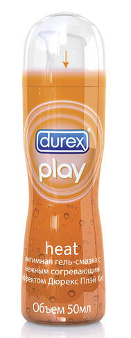 Durex Play Heat Інтимна гель-змазка з ніжним зігріваючим ефектом 50 мл 1 флакон