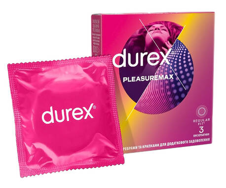 Durex Презервативи Pleasuremax 3 шт