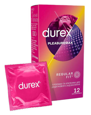 Durex Презервативи Pleasuremax 12 шт
