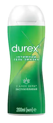 Durex Play Massage 2 in1 Інтимна гель-змазка Алое вера 200 мл 1 туба