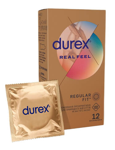 Durex Презервативи Real Feel 12 шт