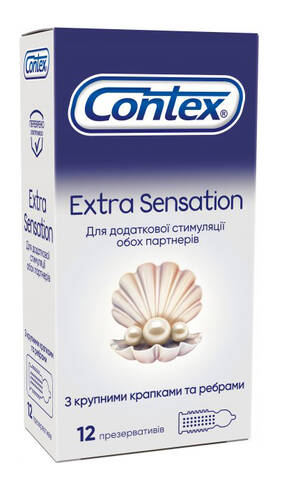 Contex Презервативи Extra Sensation 12 шт