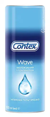 Contex Wave Інтимний гель-змазка зволожуюча з пантенолом 100 мл 1 флакон
