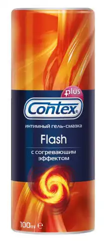Contex Flash Інтимний гель-змазка з зігріваючим ефектом 100 мл 1 флакон