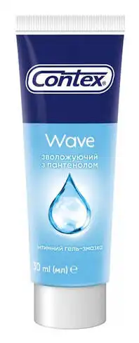 Contex Wave Інтимний гель-змазка зволожуюча з пантенолом 30 мл 1 туба