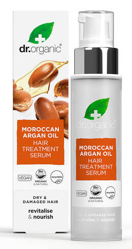 Dr.Organic Cироватка для сухого та пошкодженого волосся з марокканською аргановою олією 100 мл 1 флакон