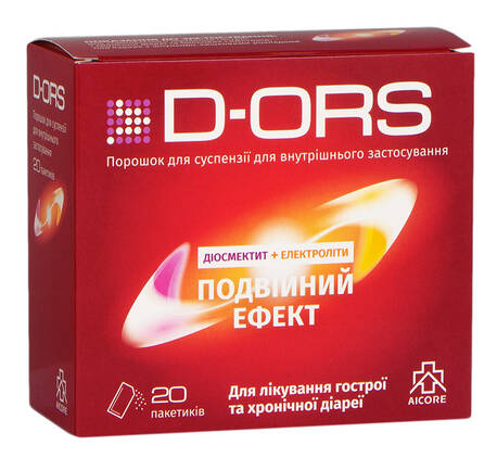 Ді-ОРС порошок для оральної суспензії 3 г 20 пакетиків