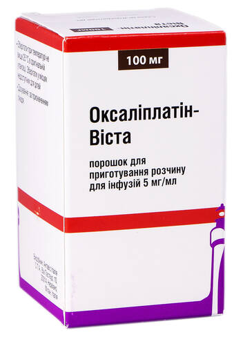 Оксаліплатін Віста порошок для інфузій 100 мг 1 флакон loading=