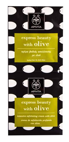 Apivita Express Beauty Крем інтенсивний відлущувальний з оливою 2х8 мл 1 шт