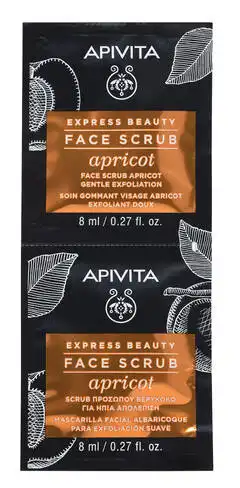 Apivita Express Beauty Гель делікатний відлущувальний з абрикосом 2х8 мл 1 шт