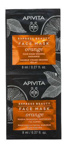 Apivita Express Beauty Маска для оздоровлення шкіри з апельсином 2х8 мл 1 шт