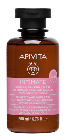 Apivita Intimate Гель для інтимної гігієни Посилений захист з чайним деревом і прополісом 200 мл 1 флакон