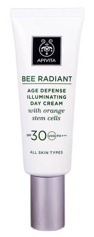 Apivita Bee Radiant Крем для сяяння та захисту шкіри від передчасного старіння SPF-30 40 мл 1 туба loading=