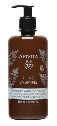 Apivita Гель для душу з ефірними оліями "Натуральний жасмин" 500 мл 1 флакон