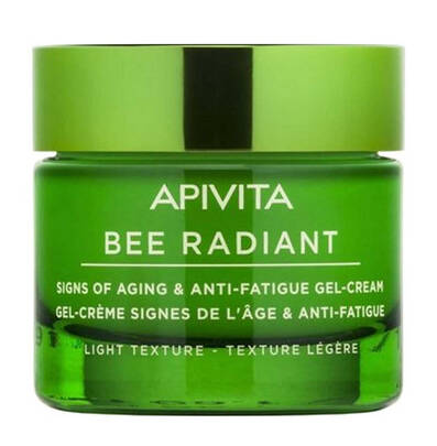 Apivita Bee Radiant Гель-крем легкої текстури для захисту від ознак старіння та слідів втоми 50 мл 1 флакон