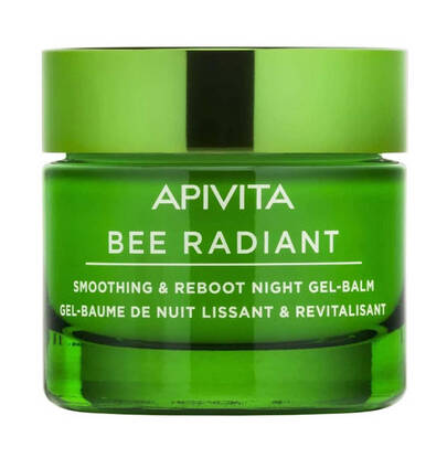 Apivita Bee Radiant Гель-бальзам нічний для розгладження та відновлення шкіри обличчя 50 мл 1 банка
