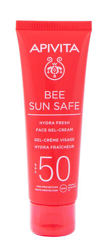 Apivita Bee Sun Safe Сонцезахисний гель-крем для обличчя SPF50 50 мл 1 туба