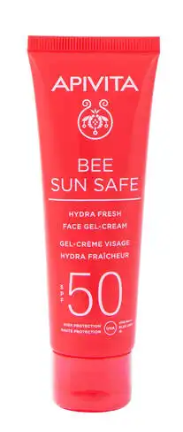 Apivita Bee Sun Safe Сонцезахисний гель-крем для обличчя SPF50 50 мл 1 туба