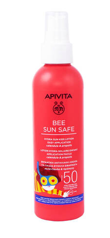 Apivita Bee Sun Safe Сонцезахисний лосьйон для дітей SPF50 200 мл 1 флакон loading=