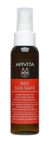 Apivita Bee Sun Safe Олія сонцезахисна для волосся 100 мл 1 флакон