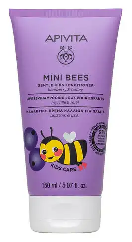 Apivita Mini Bees Кондиціонер м'який дитячий з чорницею та медом 150 мл 1 туба