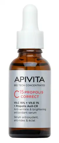 Сироватка антиоксидантна C15 Propolis Correct проти зморшок та для сяйва шкіри