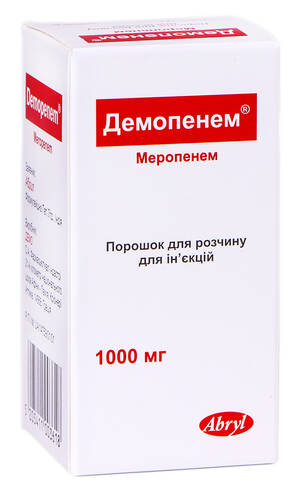 Демопенем порошок для ін'єкцій 1000 мг 1 флакон