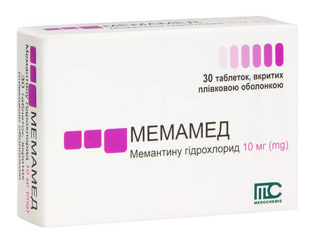 Мемамед таблетки 10 мг 30 шт