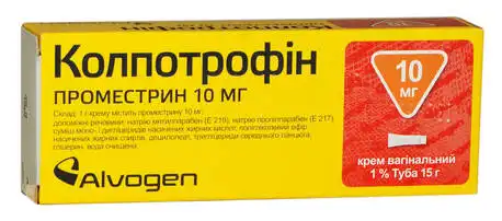 Колпотрофін крем вагінальний 1 % 15 г 1 туба