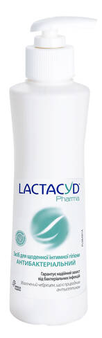 Lactacyd Pharma Засіб для інтимної гігієни Антибактеріальний 250 мл 1 флакон