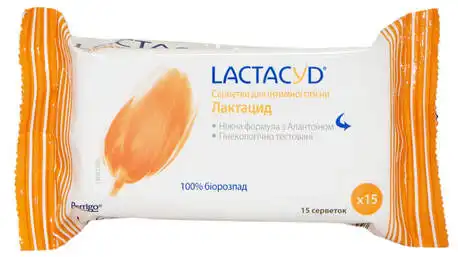 Lactacyd Феміна Серветки для інтимної гігієни 15 шт