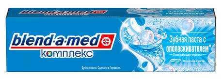 Blend-a-med Зубна паста комплекс 7 з ополіскувачем 125 мл 1 туба