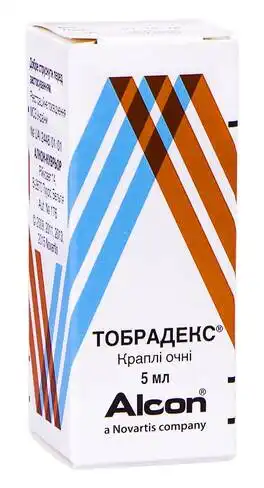 Тобрадекс краплі очні 5 мл 1 флакон