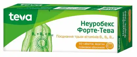 Неуробекс Форте таблетки 60 шт