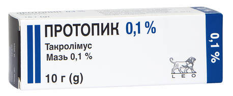 Протопик мазь 1 мг/г 10 г 1 туба